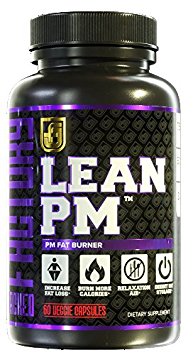 LEAN PM Night Time Fat Burner, Sleep Aid Supplement, & Appetite Suppressant for Men and Women - 60 Stimulant-Free Veggie Weight Loss Pills