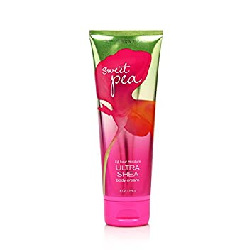 Bath and Body Works Sweet Pea Ultra Shea Body Cream 8 Ounces