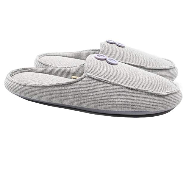 ofoot Women's Indoor Slippers, Organic Cotton Slip On Anti-Skid Maternity Shoes