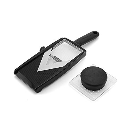 KitchenAid Adjustable Hand-Held V-Blade Mandoline Slicer, Black