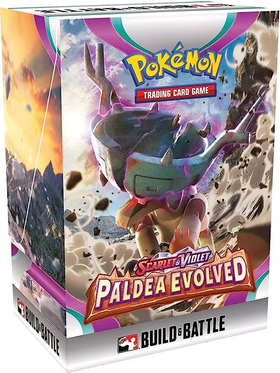 Pokemon TCG: Paldea Evolved Build & Battle Box (Prerelease Kit) - 4 Packs, Promos