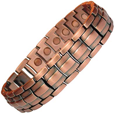 MPS® Apollo Copper Rich Magnetic Therapy Bracelet   Free Links Removal Tool