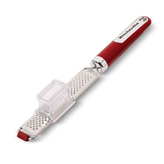 KitchenAid Fine Stainless Steel Zester/Grater, Red