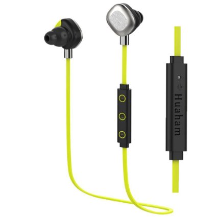 Huaham International Version Bluetooth 4.1 Sweat Proof Sports Noise Reduction NFC Earphone
