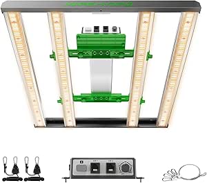 MARS HYDRO LED Grow Lampe Neu E3000 Vollspektrum Grow Light 300Watt Pflanzenlampe Fernbedienung Dimmbar Kommerziellen Wachsen Lampe Daisy Chain, 2,8 umol/J