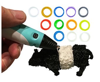 3D Pen Filament Printing Refills ABS Scribbler 20FT each - 12 Color Glow in Dark