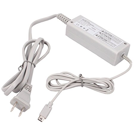 New AC Power Charging Adapter Cable for Nintendo Wii U GamePad