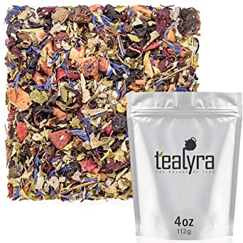 Tealyra - Scandinavian Wild Berry - Black Currant - Goji Berry - Hibiscus Health Tonic - Loose Leaf Tea - Relaxing - Anti-Inflammatory - Anti-Stress - Caffeine-Free - 112g (4-ounce)