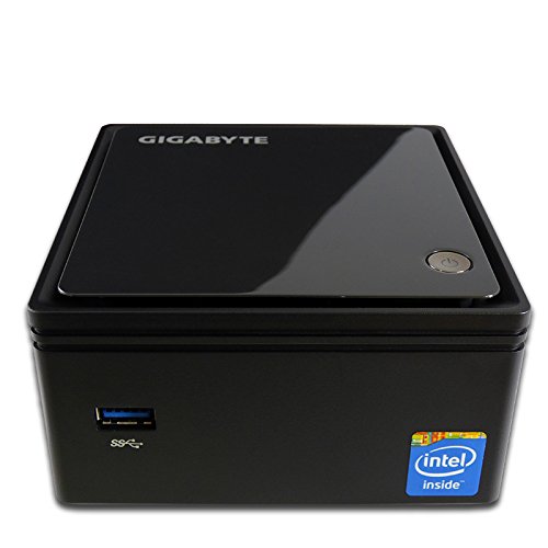 CUK Gigabyte BRIX GB-BXBT Mini PC (Intel Celeron N2807, 8GB RAM, 120GB SSD, Windows 10 Pro) - 2017 New Custom Tiny Handheld Portable Business Desktop Computer