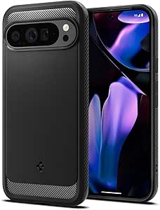 Spigen Rugged Armor Case Compatible with Google Pixel 9 Pro XL - Matte Black