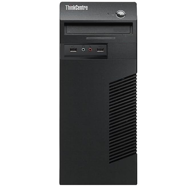 (Refurbished) Lenovo ThinkCentre Desktop Computer PC (Intel Core i5 2nd Gen, 8 GB RAM, 256 GB SSD, Windows 10 Pro, MS Office, Intel HD Graphics, USB, VGA), Black