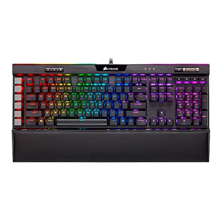 Corsair K95 Backlit RGB LED Platinum XT Mechanical Gaming Keyboard (Cherry MX RGB Brown, Black)