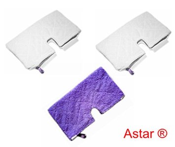 Astar ® 3 Pack New Rectangle Microfiber Pad for Shark Pocket Steam Mop S3550 S3501 S3601 S3901