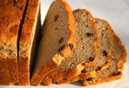 New Grains Gluten Free Cinnamon Raisin Bread, (2 - 32 oz Loaves)