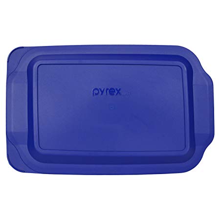 Pyrex 3 Quart 9" x 13" Blue Rectangular Plastic Lid 233-PC for Glass Baking Dish