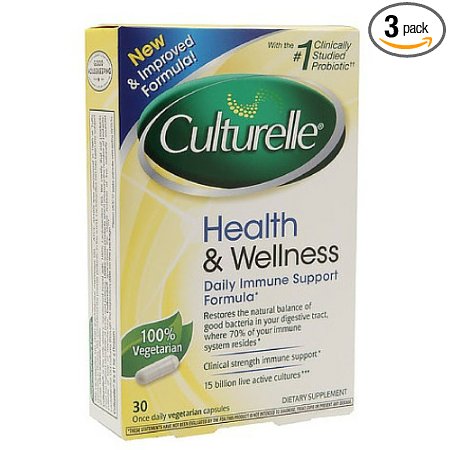 Culturelle Health & Wellness Immune, 30 CP( 3 Pack)