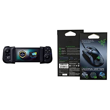 Razer Kishi Mobile Game Controller / Gamepad for Android USB-C   Universal Grip Tape Bundle