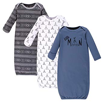 Yoga Sprout Unisex Baby Cotton Gowns