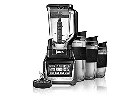 Nutri Ninja 1500W 72 Ounce Ninja Blender Duo with Auto-iQ and Cups | BL642W