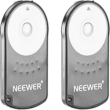 NEEWER IR Wireless Remote Control RC-6 Shutter Release for Canon EOS T1i/500D / T2i/550D / 5D Mark II / 7D / 60D / T3i / 600D / XSi / 450D/ XSi / 450D / XT / 350D / 300D (2 Pieces)