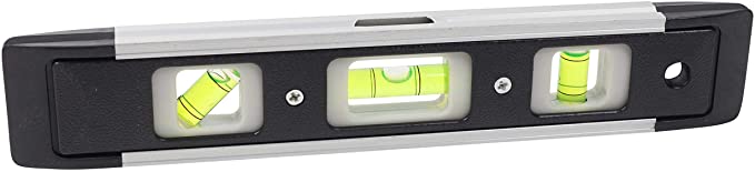 Jacent 9 Inch Torpedo Level with Magnetic Edge, 1-Pack