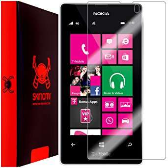 Nokia Lumia 521 Screen Protector, Skinomi TechSkin Full Coverage Screen Protector for Nokia Lumia 521 Clear HD Anti-Bubble Film