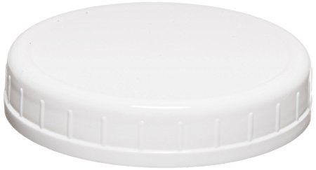 Loew-Cornell Ball Wide-Mouth Plastic Storage Caps, 8-Count
