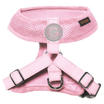 Gooby Choke-Free Freedom Harness II for Small Dogs, Medium, Pink