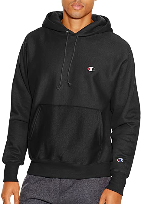 Champion Men's Reverse Weave Pullover, Left Chest C