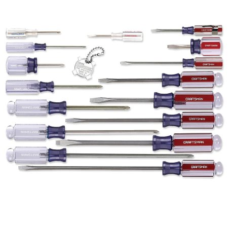 Craftsman 9-31794 Slotted Phillips Screwdriver Set 17 Piece