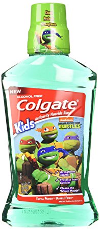 Colgate Kids Mouthwash, Ninja Turtles, 16.9 Fluid Ounce