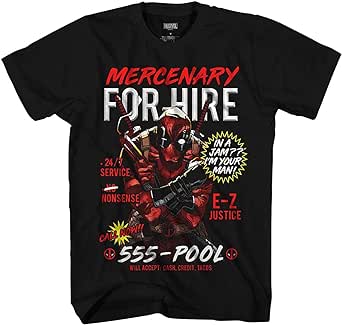 Marvel Deadpool Chibi Maximum Effort Men's T-shirt