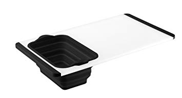 Cuisinart CTG-00-CBC Cutting Board with Colander - Black