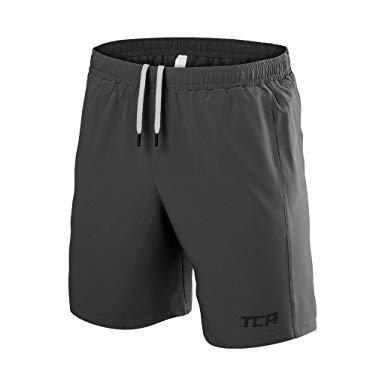 TCA Men's Natural Performance Bamboo Workout & Running Shorts with Pockets
