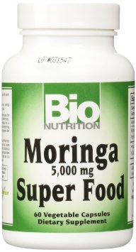 Bio Nutrition Moringa 5000 Mg Super Food 60 Capsules 2 Pack