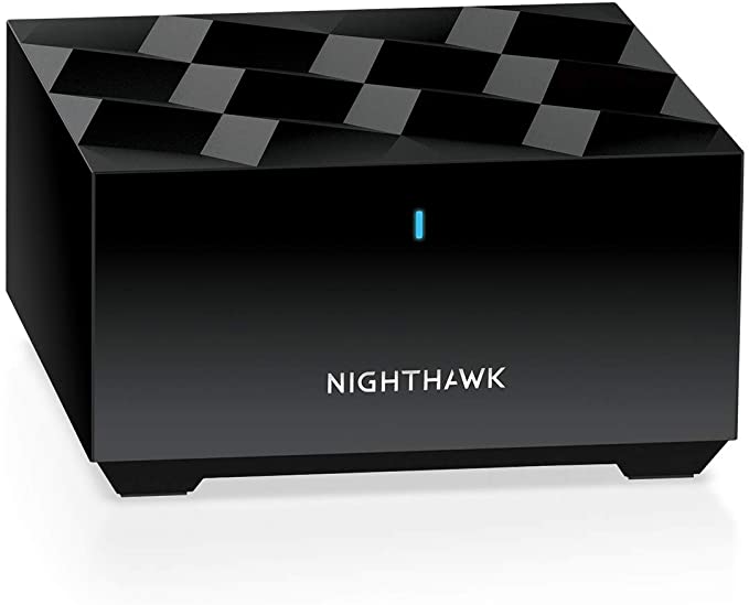 NETGEAR Nighthawk Mesh WiFi 6 Add-on Satellite - Works with Your Nighthawk Mesh WiFi System, add up to 1,500 sq. ft, speeds up to 1.8Gbps (MS60-100EUS)