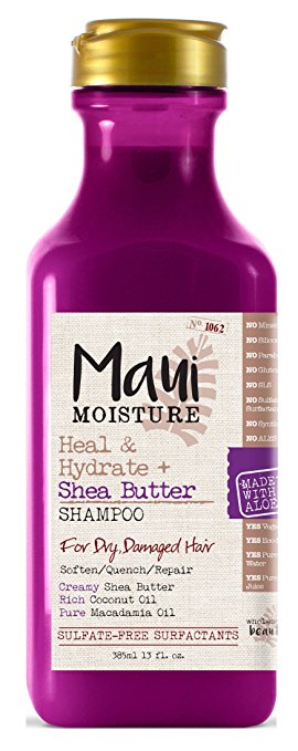 Maui Moisture Heal & Hydrate   Shea Butter Shampoo, 13 Ounce