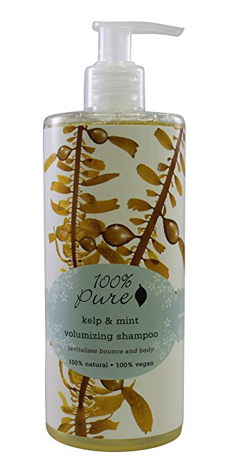 100% Pure Kelp and Mint Volumizing Shampoo, 13.0 Fluid Ounce