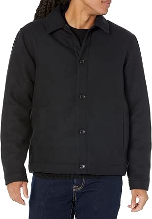 Amazon Essentials Men's Wool Short Jacket (Available in Big & Tall)