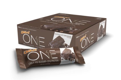 OhYeah! Nutrition One Bar Chocolate Brownie, 2.12oz, 12 Count
