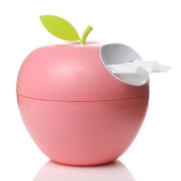The Perfect Teacher Gift Cute Apple Tissue Boxholder Toilet Paper Holder Dispenser for Your Home Bathroom and Office - Or Use As Piggy Bank for Your Little One