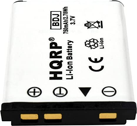 HQRP Rechargeable Battery Compatible with Fuji FUJIFILM NP-45A / NP45A, XP60, XP65, J25, J250, J26, J27, J28, JV150, JX200, JX205, Z700EXR Digital Camera