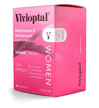 Vivioptal Women 90 Capsules - Multivitamin & Multimineral Supplement - CoQ10 & Omega-3