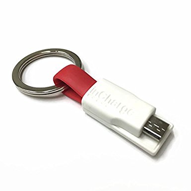 The inCharge Ultra Portable Charging Cable USB to Micro USB 10mm Thin Version Red