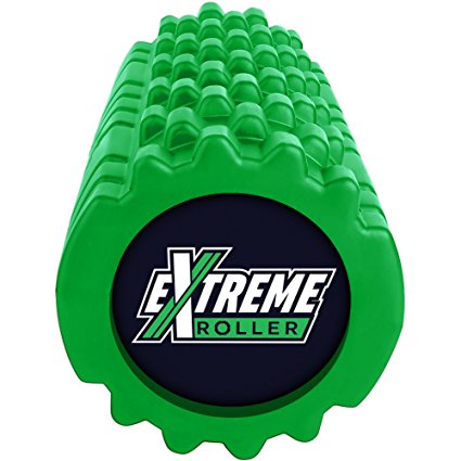 Extreme Muscle Foam Roller ✠ High Density Grid Provides Deep Massage For Tight Muscles - For Pilates, Exercising, Yoga, Running, Physical Therapy & Sports