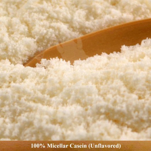 Pure Micellar Casein 100% Protein (Unflavored) Bulk Powder (5.5 Pounds)