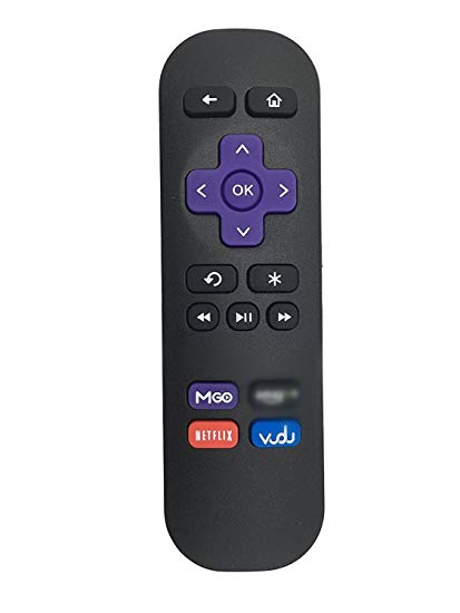 Nettech Standard IR Replacement Remote for Roku 1, Roku 2, Roku 3, Roku 4 (HD, LT, XS, XD), Roku Express, Roku Premiere, Roku Ultra; DO NOT Support Roku Stick or Roku TV with with Shortcut Buttons