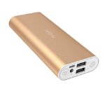 Yoobao SP2 10000mAh Power Bank 2 Amp Dual USB Port for Android iPhone and Tablets - Gold