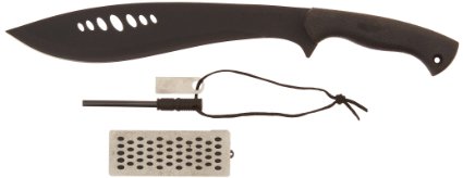 Schrade SCHKM1SM Small Full Tang Fixed Blade Kukri Machete