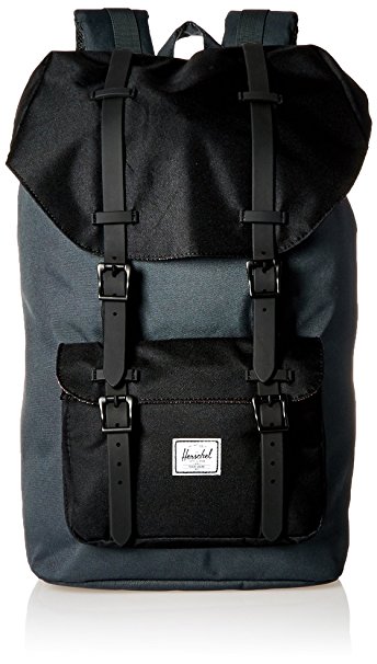 Herschel Supply Co. Little America Backpack, 25 Liters, Dark Shadow/ Black/